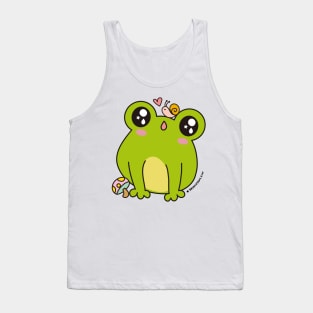 cute frog, kawaii frog cartoon Tank Top